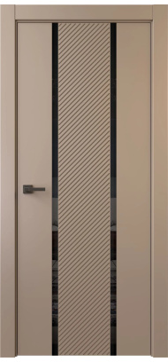 Межкомнатная дверь со стеклянными вставками Altro 8 SF фрезерованная