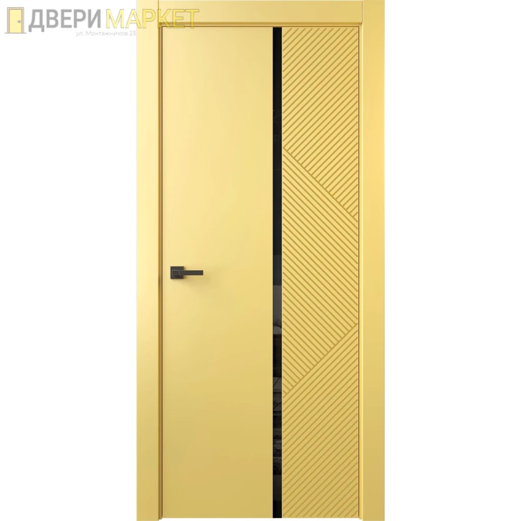 Межкомнатная дверь Altro 9 SF фабрика Лорд желтая