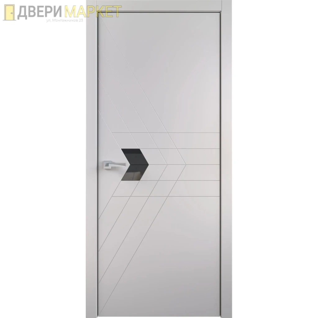 Межкомнатная дверь Figura Intarsio 10 | Остекленная