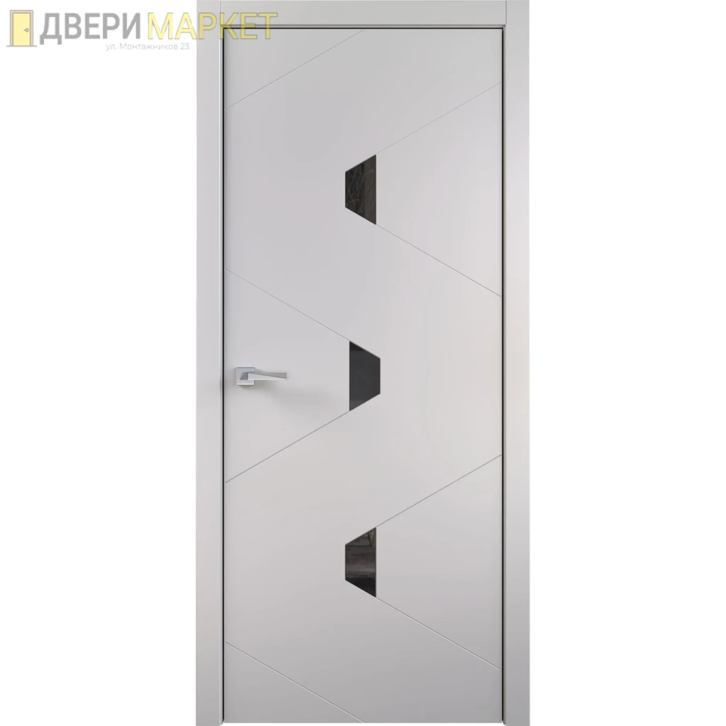 Межкомнатная дверь Figura Intarsio 11 | Остекленная