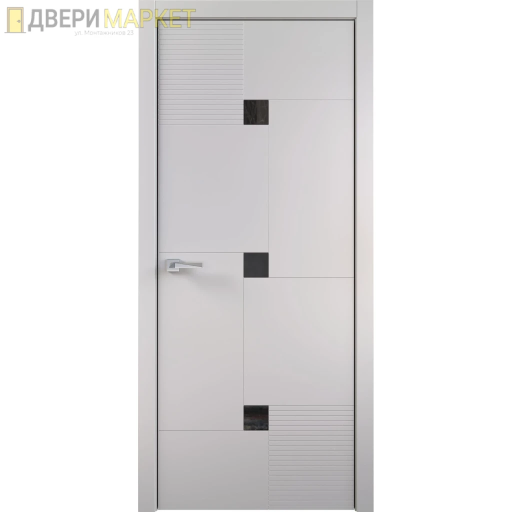 Межкомнатная дверь фабрика Лорд Figura Intarsio 8 | Остекленная