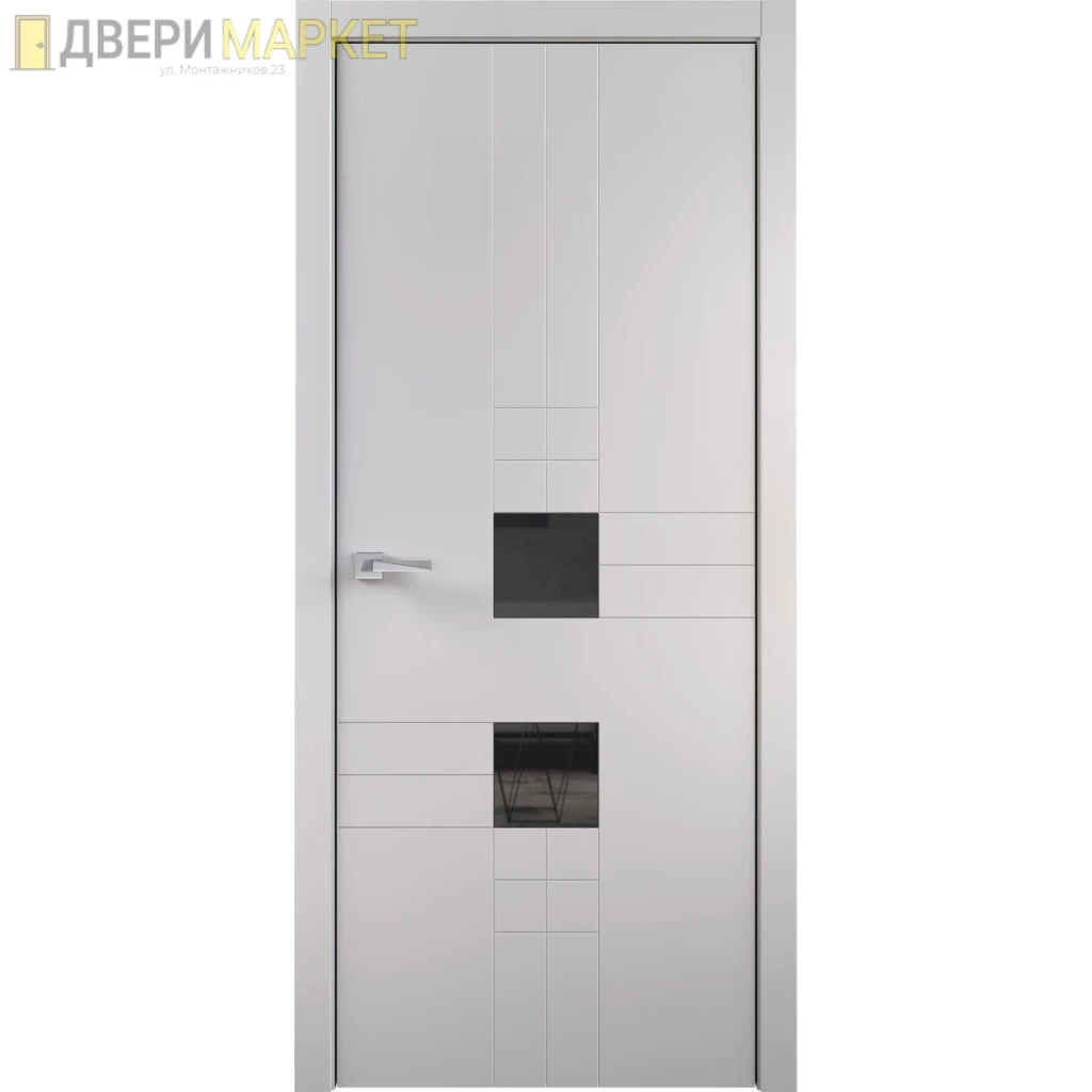 Межкомнатная дверь Figura Intarsio 9 | Остекленная