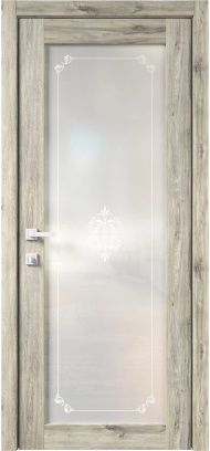 Межкомнатная дверь Лорд Kantri 12 | Стекло «Грация»