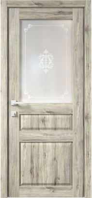 Межкомнатная дверь Лорд Kantri 15 | Стекло «Грация»