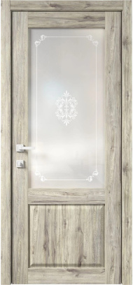 Межкомнатная дверь Lord Kantri 2 | Стекло «Грация»