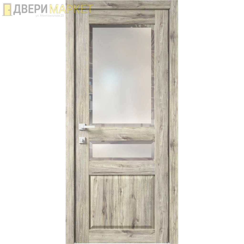 Межкомнатная дверь Lord Kantri 4 | Стекло «Фацет»