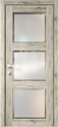 Межкомнатная дверь Лорд Дверь Лорд Kantri 6 | Стекло «Фацет»