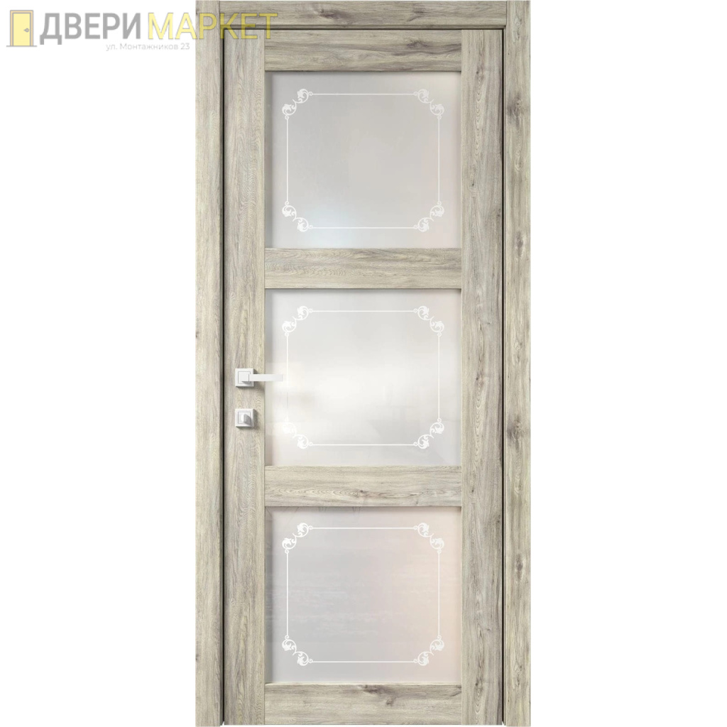 Межкомнатная дверь Лорд Kantri 6 | Стекло «Грация»