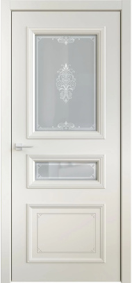 Дверь межкомнатная Лорд Novita Brio 6 | стекло «Fiore»