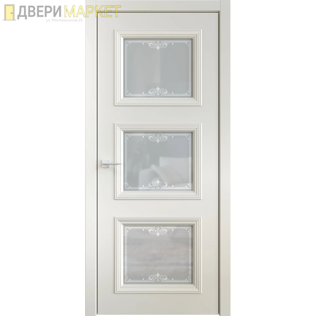 Дверь межкомнатная Лорд Novita Brio 2 | стекло «Fiore»