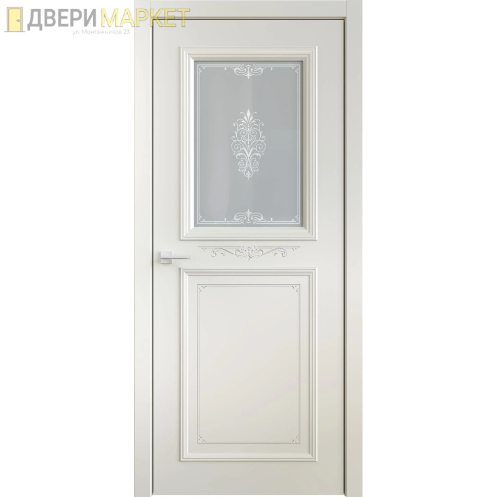 Дверь межкомнатная Лорд Novita Brio 3 | стекло «Fiore»