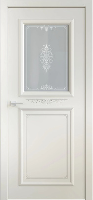 Дверь межкомнатная Лорд Novita Brio 3 | стекло «Fiore»