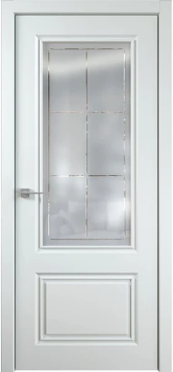 Межкомнатная дверь остекленная Лорд Renaissance 1 | Стекло «Leon»