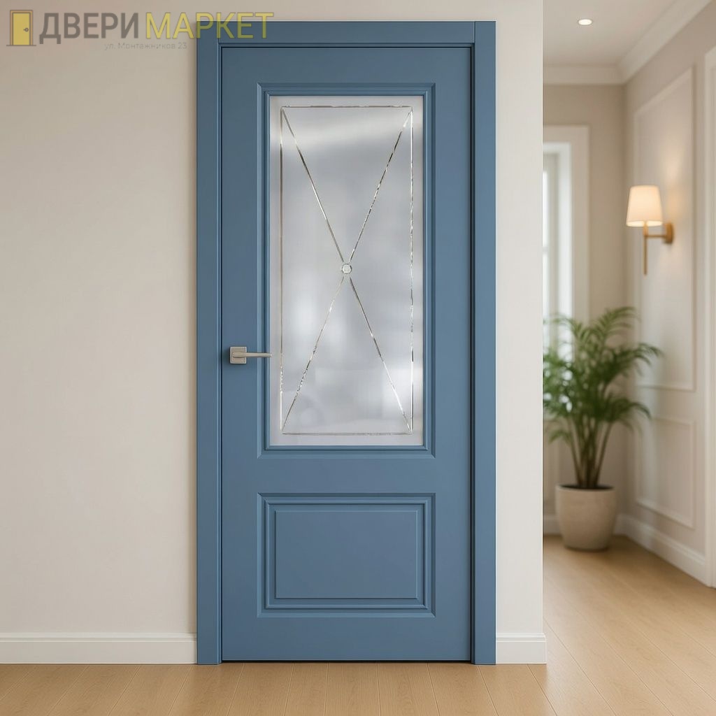 Межкомнатная дверь Лорд Renaissance 1 | Стекло «Donato»