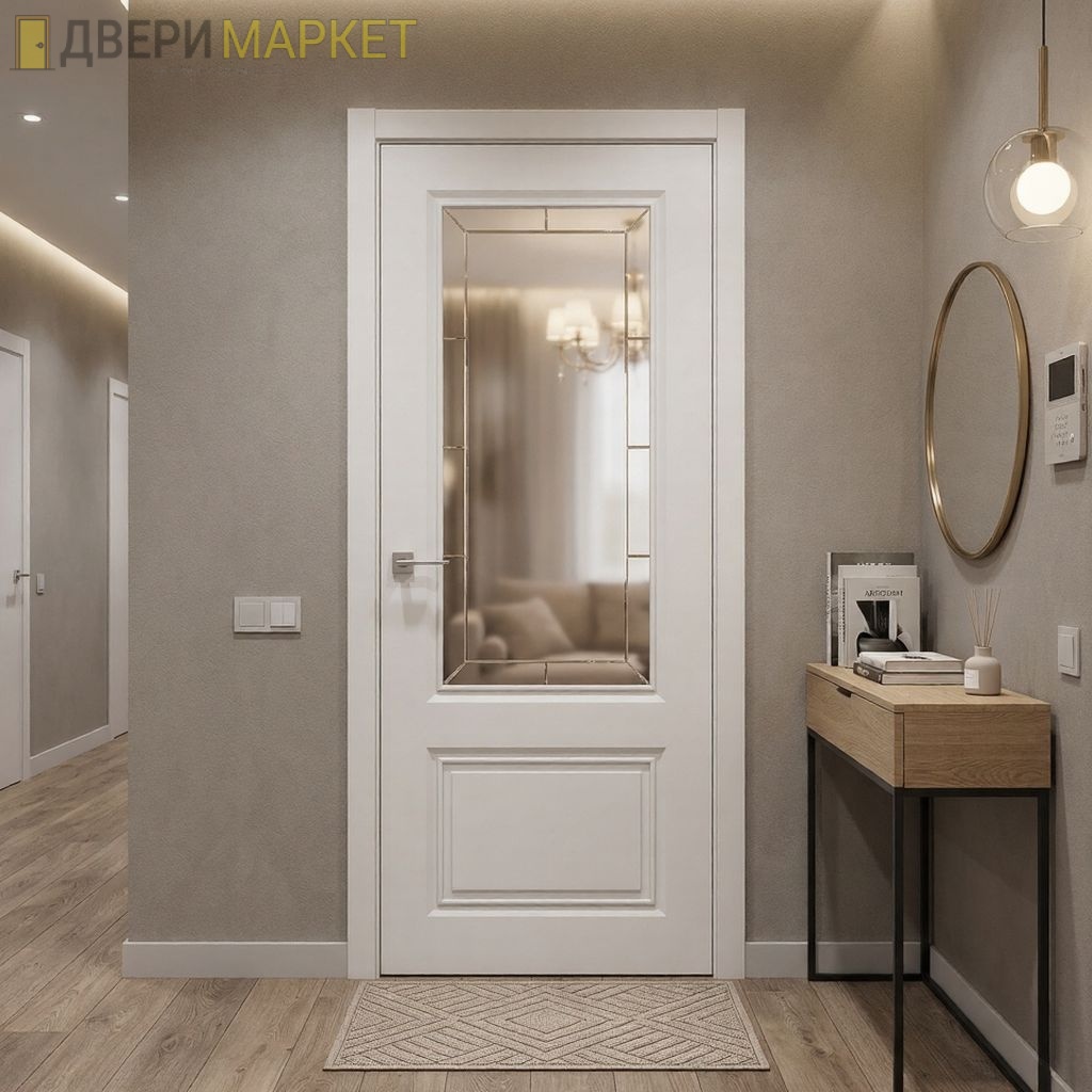 Межкомнатная дверь Лорд Renaissance 1 | Стекло «Filippo»