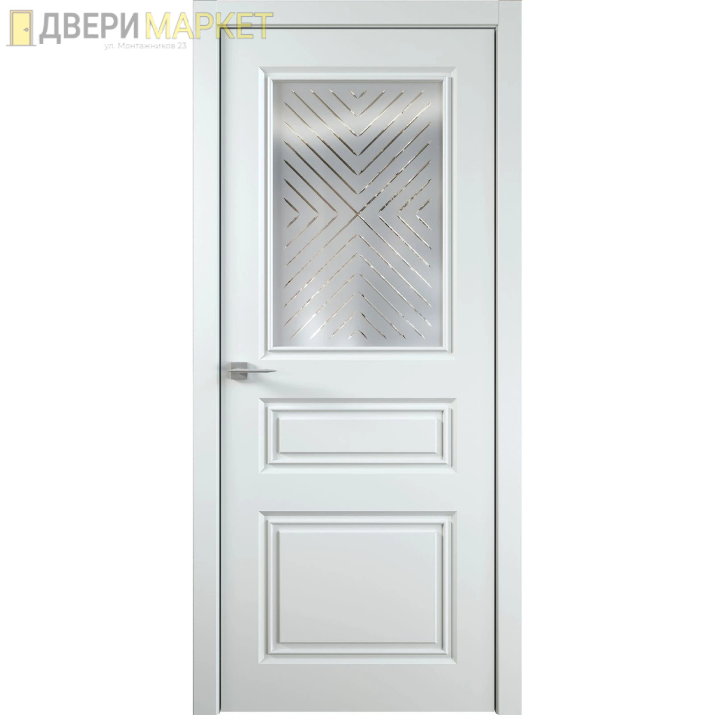 Межкомнатная дверь Renaissance 7 | Стекло «Rucelli»