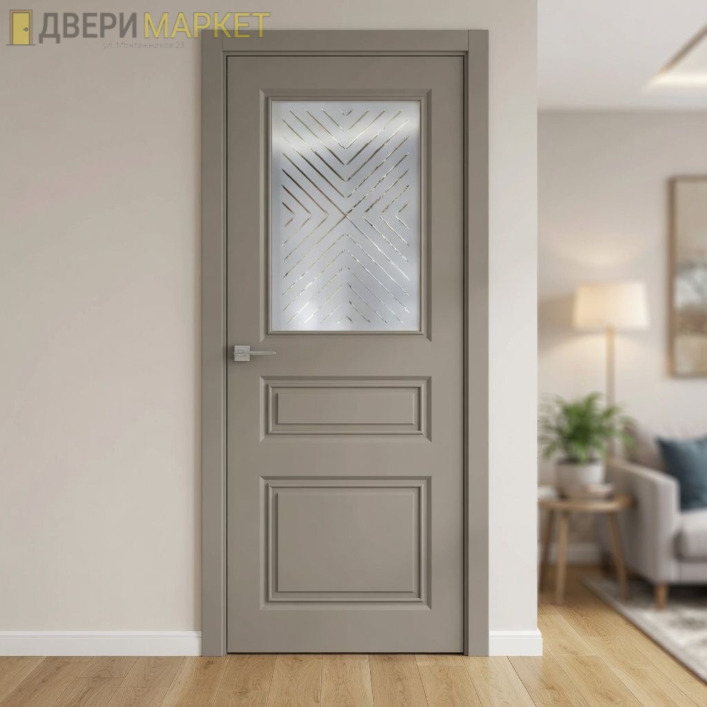 Межкомнатная дверь Renaissance 7 | Стекло «Rucelli»