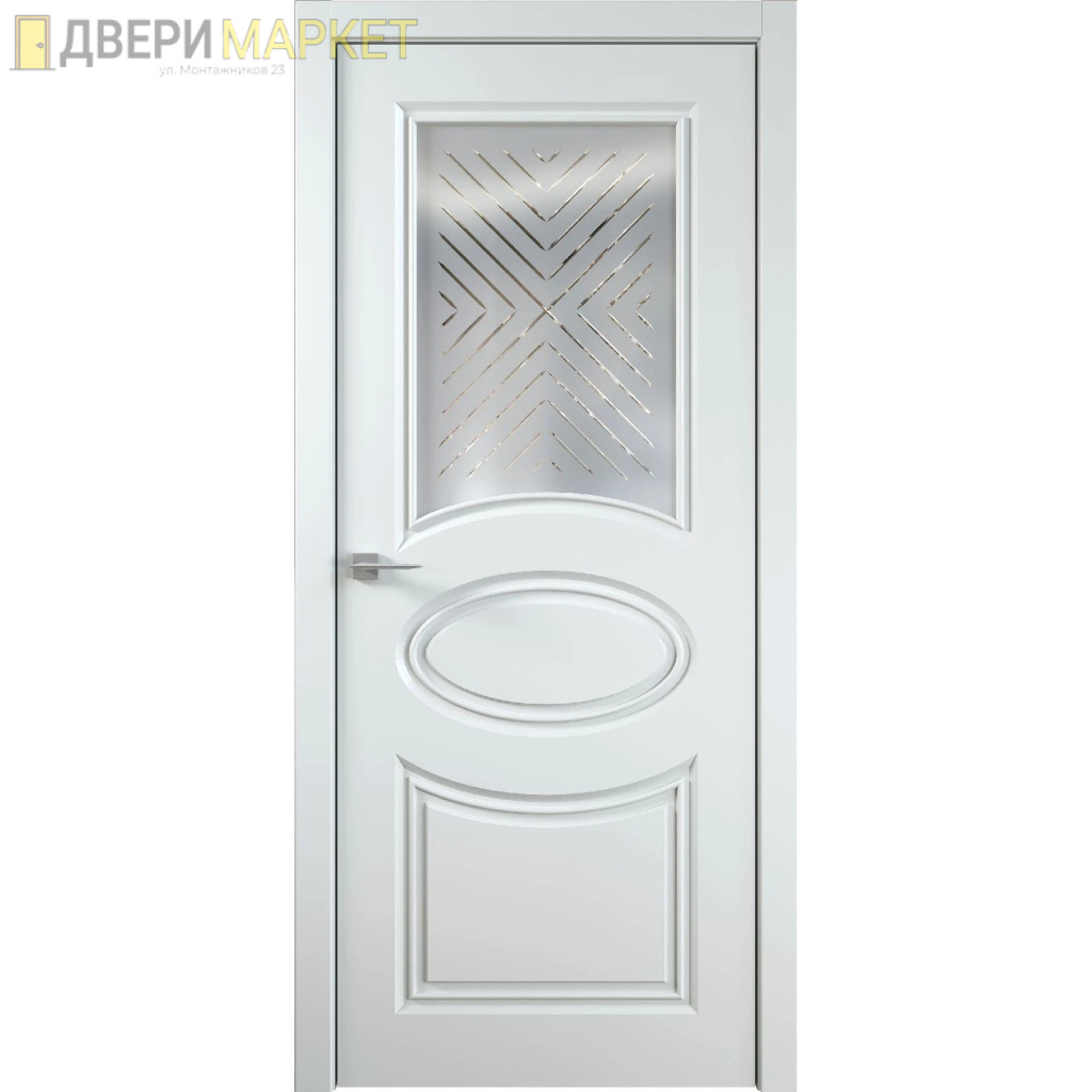 Дверь межкомнатная Лорд Renaissance 8 | Стекло «Rucelli»