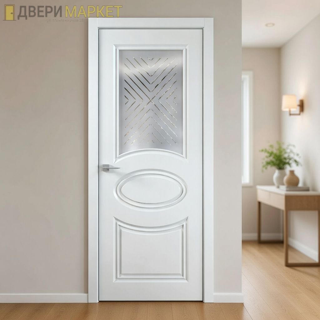 Дверь межкомнатная Лорд Renaissance 8 | Стекло «Rucelli»