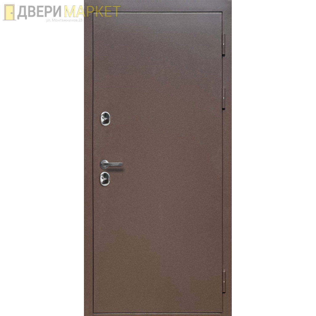 Входная дверь с терморазрывом Протерма Букле шоколад Астана Базальт