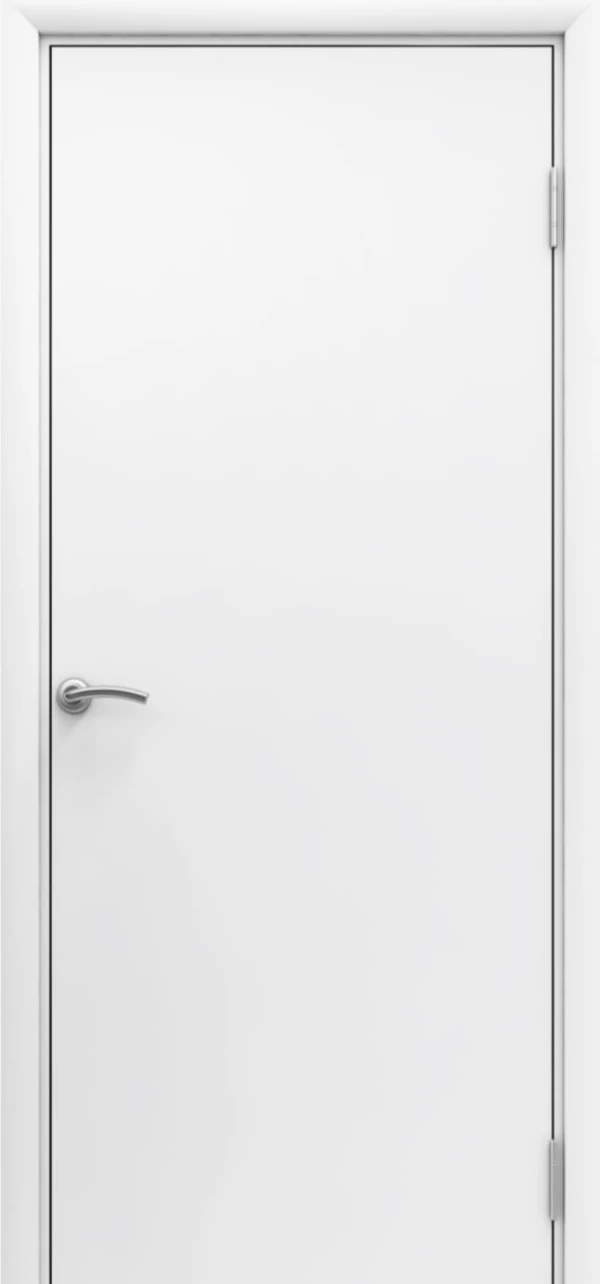 Межкомнатная дверь AquaDoor влагостойкая гладкая глухая, цвет Белый