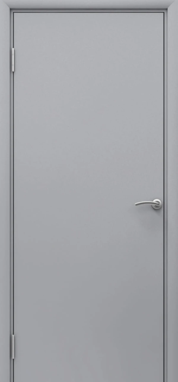 Межкомнатная дверь AquaDoor влагостойкая гладкая глухая, цвет Серый