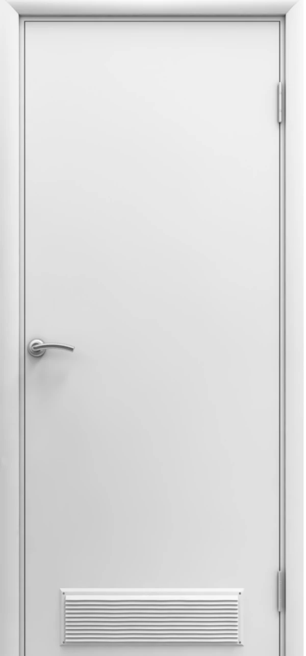 Межкомнатная дверь AquaDoor с вентиляционной решеткой, цвет Белый