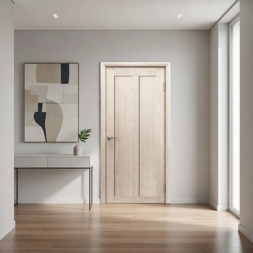 Влагостойкая дверь Zargo модель DUO, цвет Скандинавский дуб