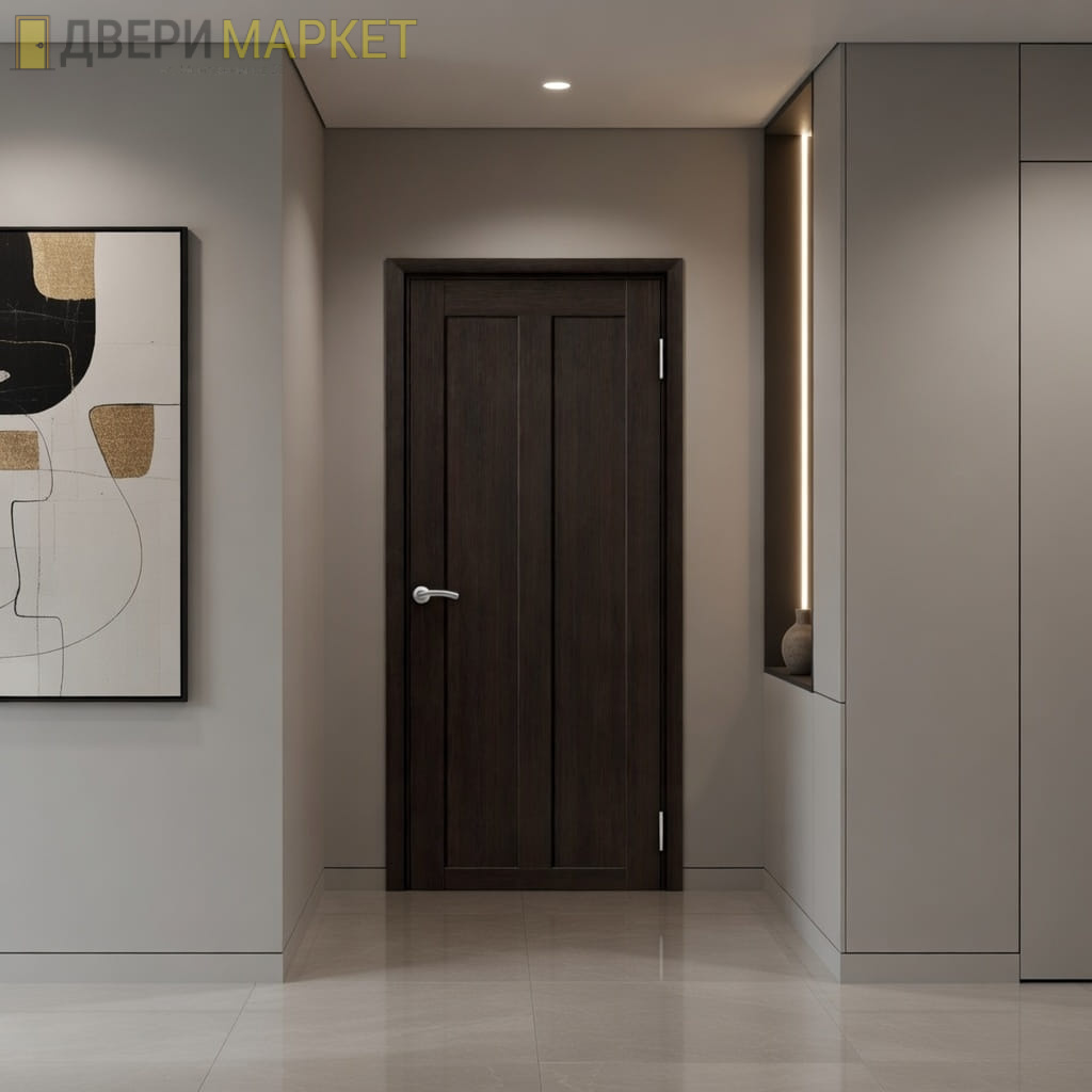 Влагостойкая дверь Zargo модель DUO, цвет Венге