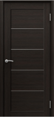 Межкомнатная дверь Zargo модель UNO, цвет Венге