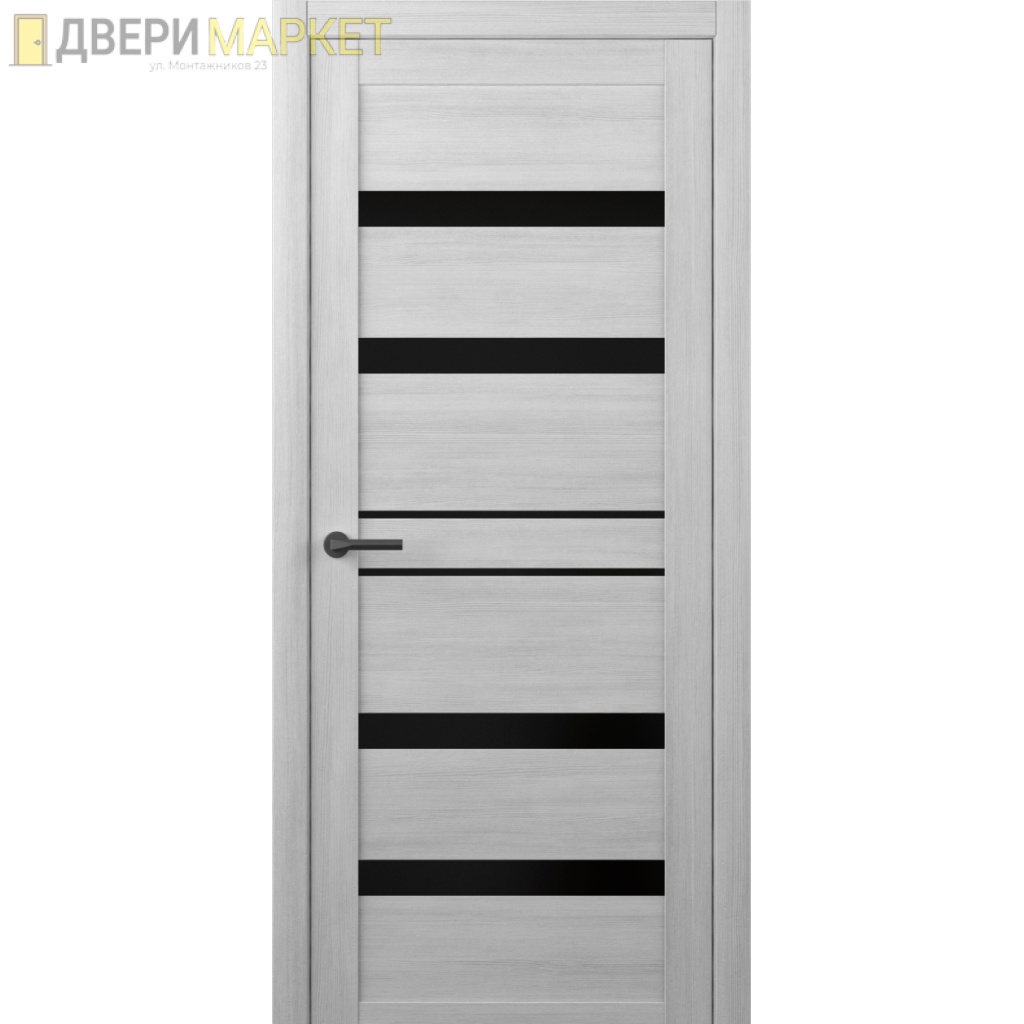 Дрезден Дуб нордик Стекло черное