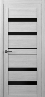 Дрезден Дуб нордик Стекло черное