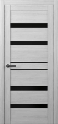 Дрезден Дуб нордик Стекло черное