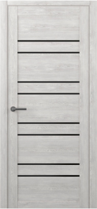 Дублин Дуб нордик стекло Черное