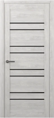 Дублин Дуб нордик стекло Черное