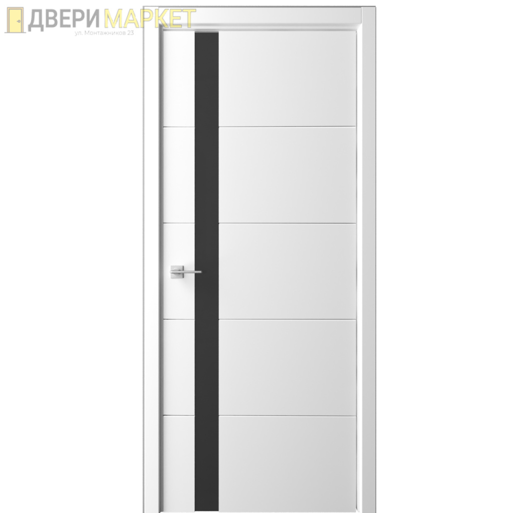 Геометрия 7 белый стекло черное