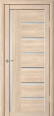 Межкомнатная дверь Мадрид лиственница мокко стекло матовое