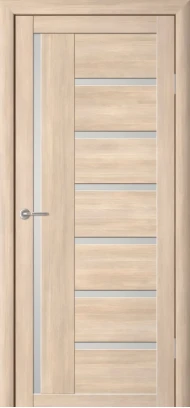 Межкомнатная дверь Мадрид лиственница мокко стекло матовое