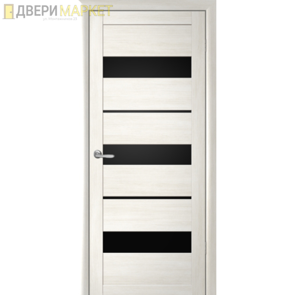 Прага Белый кипарис черное стекло