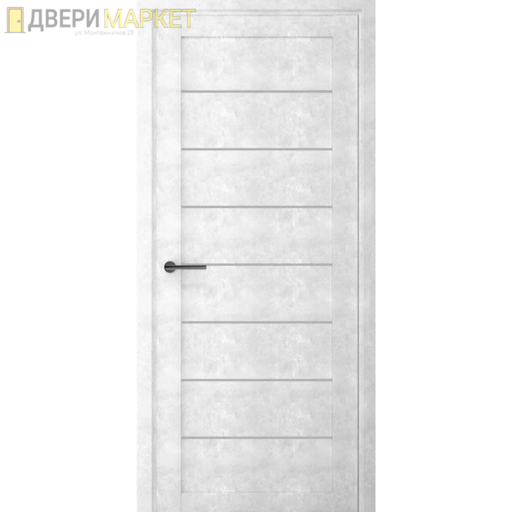 Сеул Бетон светлый стекло матовое