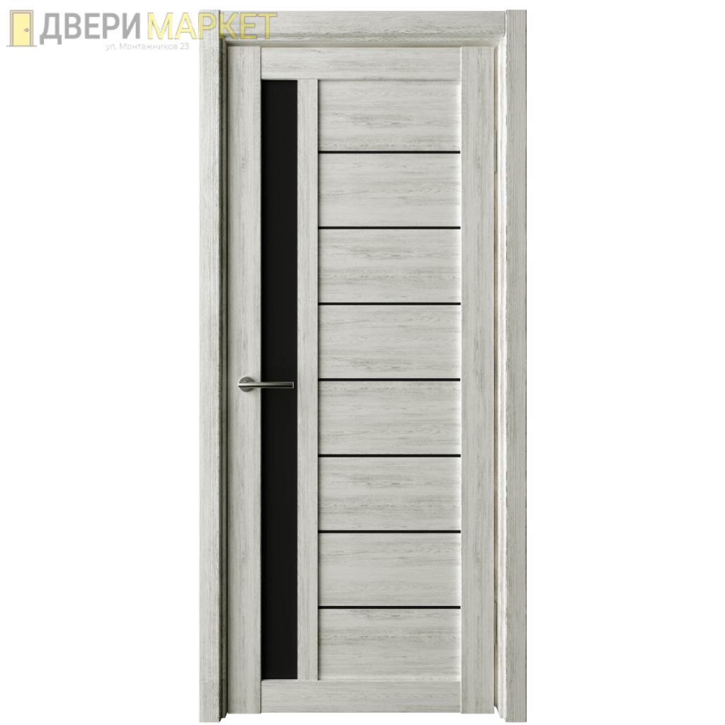 Севилья дуб нордик стекло черное