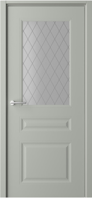 Стиль 2 серый стекло рубин