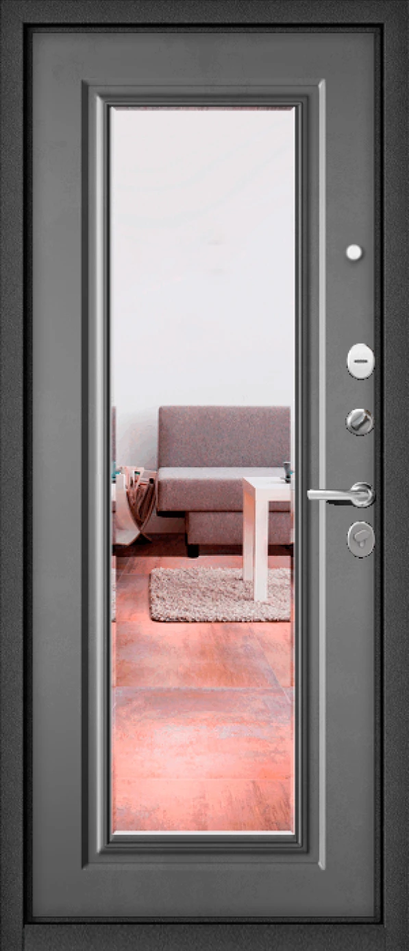 TRUST MASS черный муар хром фурнитура