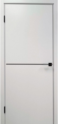 Межкомнатная дверь глухая Симпл Белый матовый