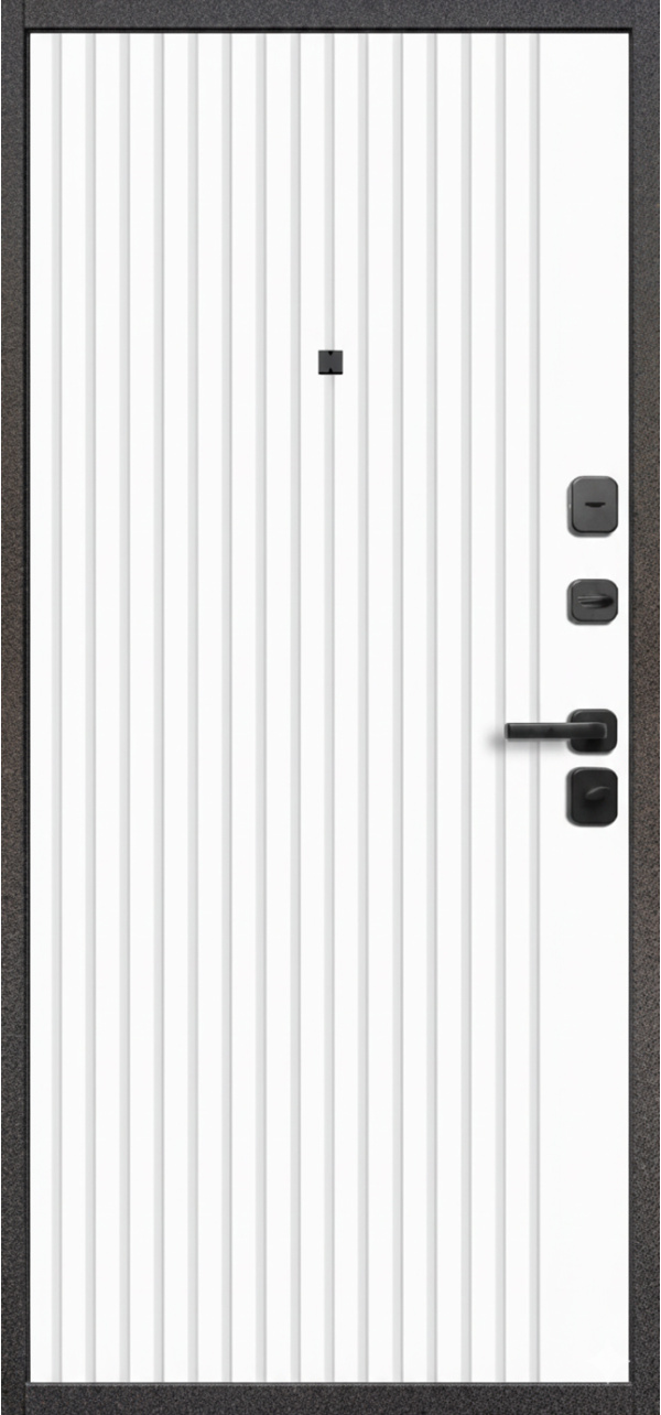 11см Протерма рейка букле графит белый матовый внутренняя панель