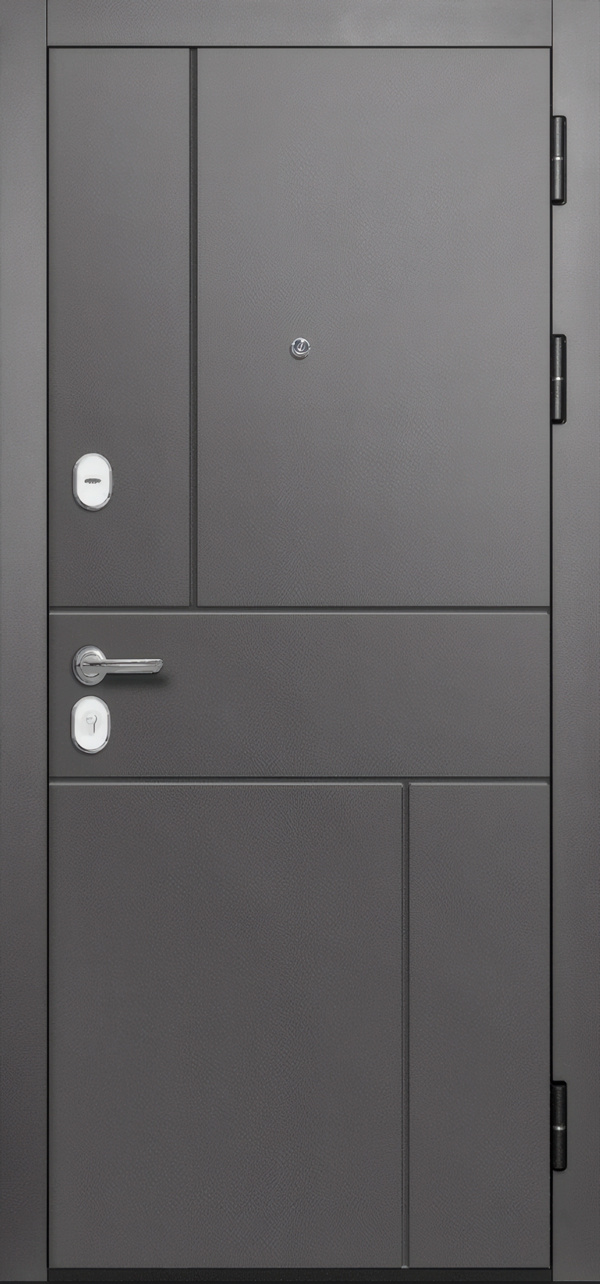 Входная дверь в квартиру 8,5 см Бостон мдф/мдф белый матовый