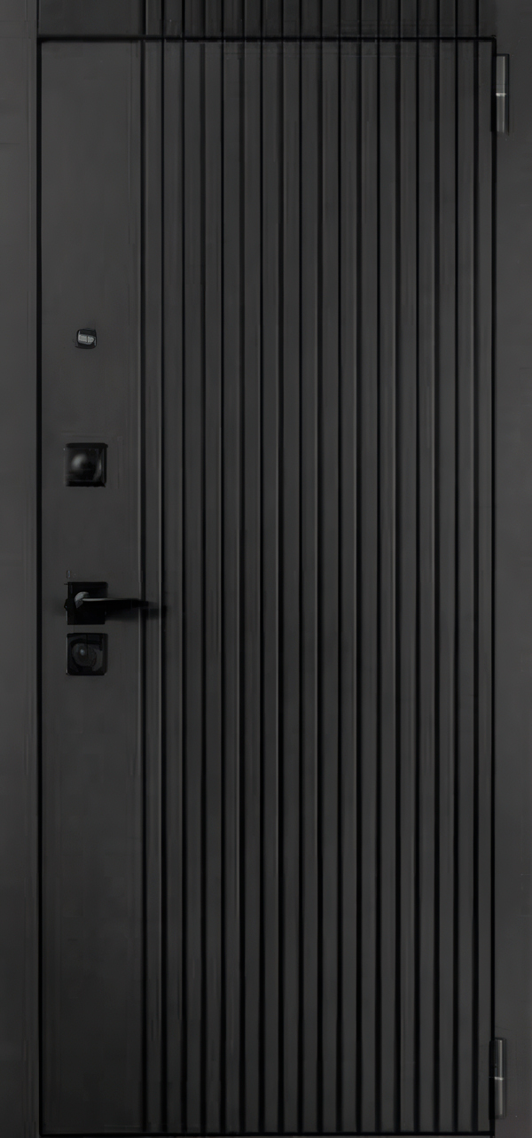 Входная дверь 9,5 см Аризона мдф/мдф белый матовый