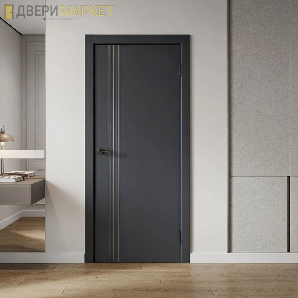 Межкомнатная дверь Аванти 5 Шарли Графит