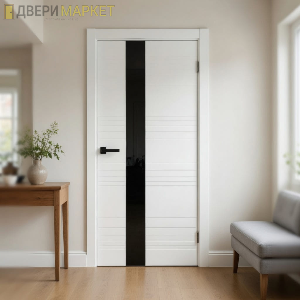 Межкомнатная дверь Палермо Белая