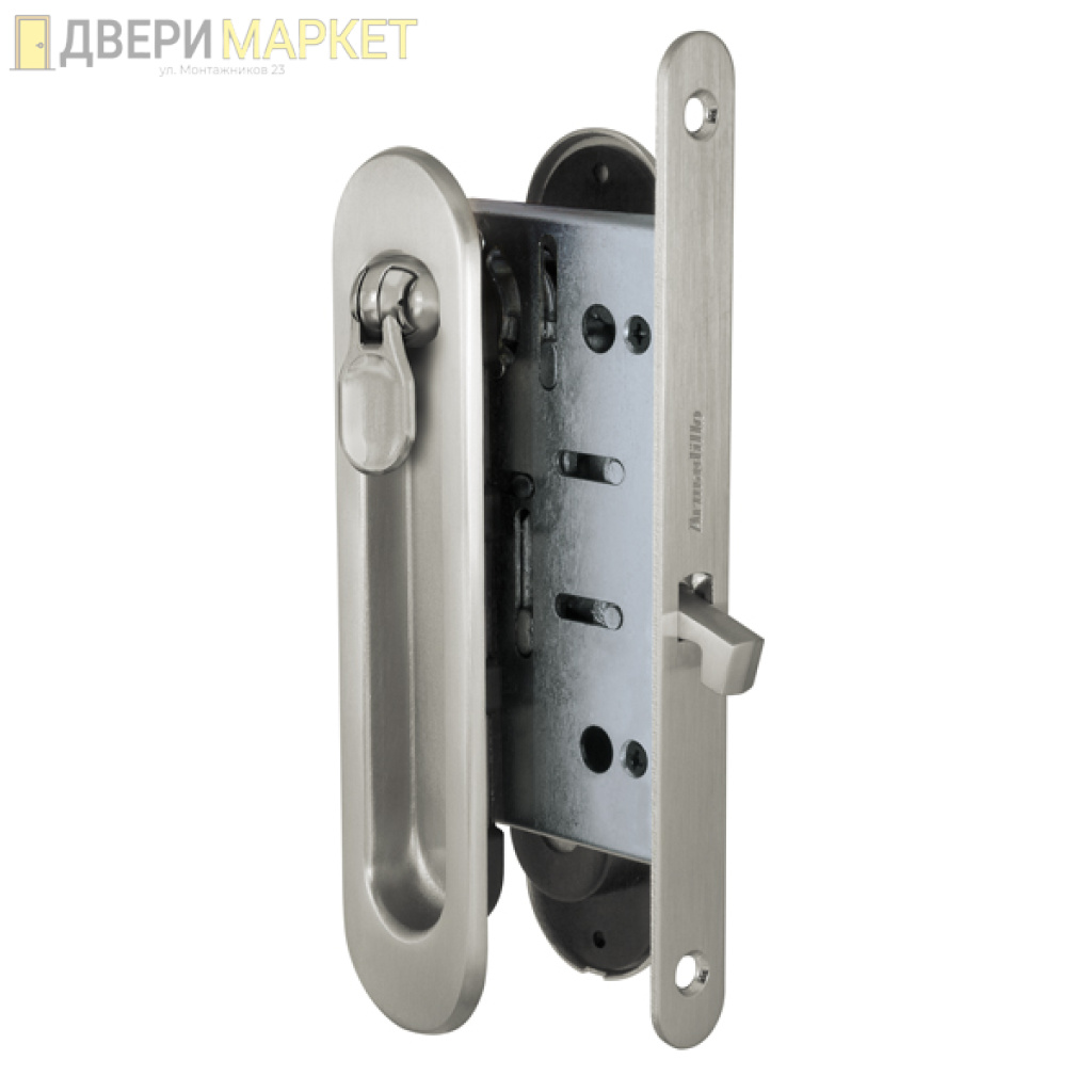 Набор Armadillo (Армадилло) для раздвижных дверей SH.LD152.KIT011-BK (SH011-BK) SN-3 матовый никель